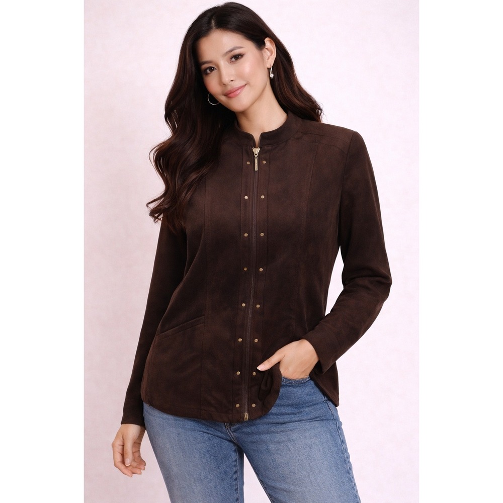 Allison‎ Daley- Dark Brown Vintage Jacket Size 10P